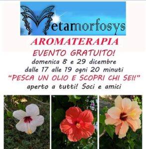 Trieste 8 e 29 Dicembre 2019 – Aromaterapia Evento Gratuito