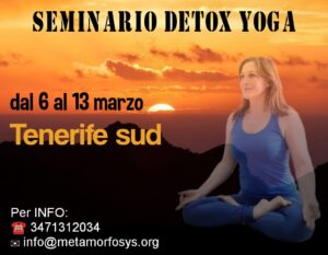 Tenerife – 6/13 marzo 2023 – Seminario Detox Yoga