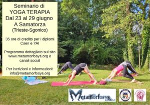 23-29 giugno 2025: Seminario di Yoga Terapia